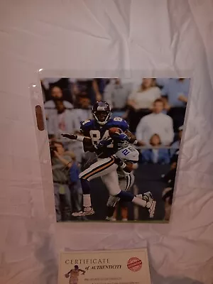 Randy Moss Signed Autographed 8x10 Photo Minnesota Vikings NFL - COA • $175