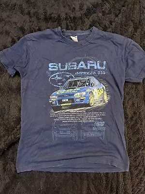 £9.99 • Buy Kids 9-11 Subaru Impreza 555 Graphic Print T Shirt