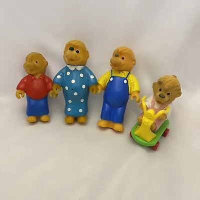 Vintage 1986 Berenstain Bernstein Bear Family Toy Figures McDonalds Mama Papa • $11