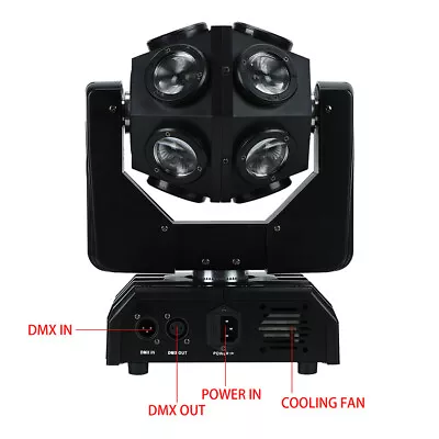 Mini 12x12W LED Beam Moving Head Light RGBW DMX DJ WeddingParty Stage Wash Light • $102.60