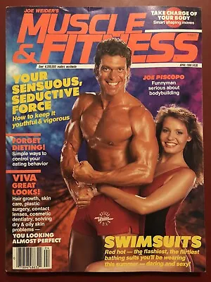 MUSCLE & FITNESS 1988 April Vol.49 #4 Joe Piscopo Kimberly Driscoll Cover Weider • $36.06