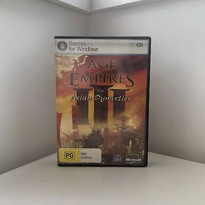 Age Of Empires III - The Asian Dynasties *Expansion Pack* PC Game • $15