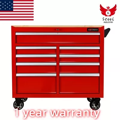 9 Drawer Multifunctional Rolling Tool Chest Tool Cabinet On Wheels With Locking • $780.39