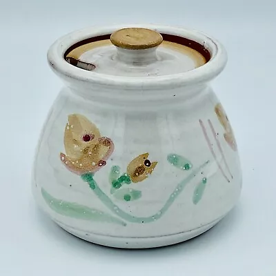 $29.95 • Buy Studio Art Pottery Honey Pot Sugar Bowl Signed King '80 Wheel Thrown Hand Made