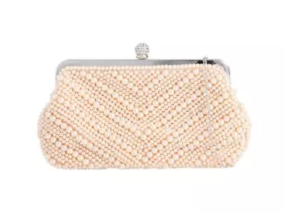 £24.99 • Buy Womens Pearl Beaded Clutch Bag Prom Party Handbag Wedding New Evening Purse Bags
