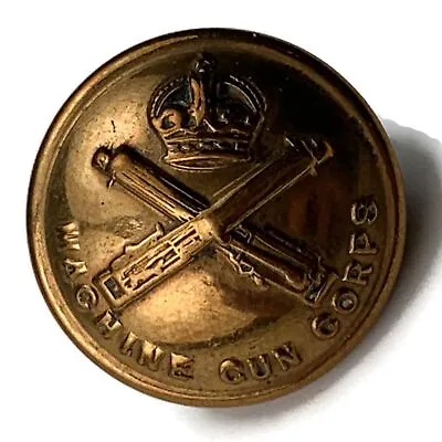 Original WW1 Machine Gun Corps MGC Tunic SMALL Button - 19mm • £11.99
