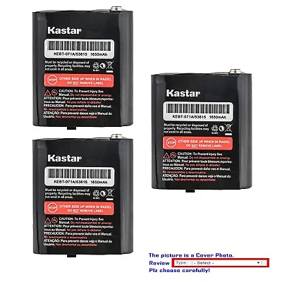 Kastar 1650mAh Ni-MH Battery For Motorola 53615 FRS-4002A 4002A KEBT650 MJ270R • $6.89