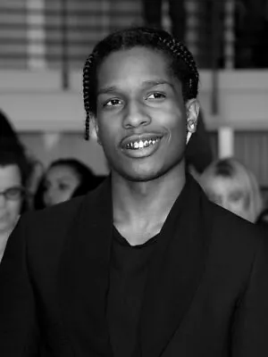 V8294 ASAP Rocky A$AP Awesome Portrait Hip Hop Rapper BW WALL POSTER PRINT UK • £13.14