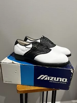 NEW Mizuno MST Classic 9824 Men's Leather Golf Shoes Size 9.5 NWT New In Box • $69