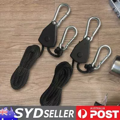 Lock Tie Down Strap 1/2/4/6/8/10/12/14/16pcs 2M 1/8 Lift Pulley Sky Curtain Tent • $9.09