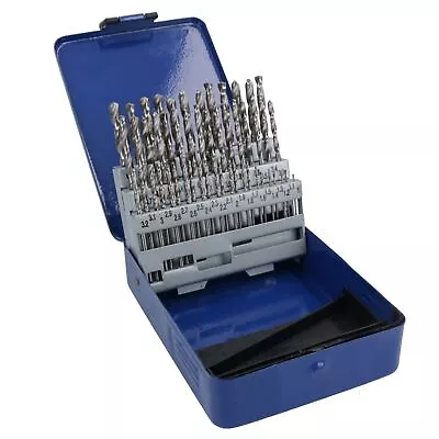 HSS Metric Drill Bit Set Split Point Drills In 0.1mm Increments 1mm – 6mm 51pc • $20.16