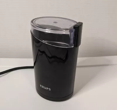 Krups (F203) Electric Spice And Coffee Grinder Stainless Steel - Black Working • $10