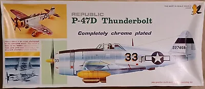 1/48 Hawk Republic P-47D Thunderbolt Chrome Plated  Vintage 1967 Kit #212 WWII • $29.95