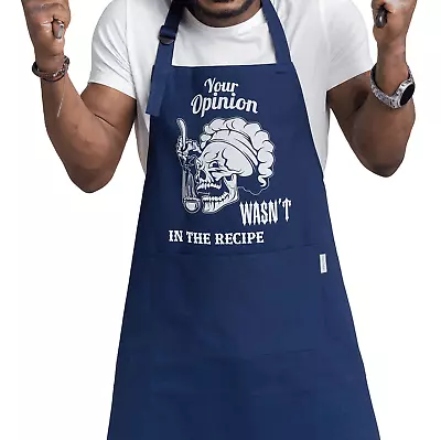 Funny Aprons For Men Mens Aprons For Cooking HighQuality Sturdy Grill Apron • $14.84