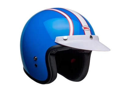 $219.31 • Buy Bell Jet Helmet blu / White Custom 500 Six Day Steve Mcqueen