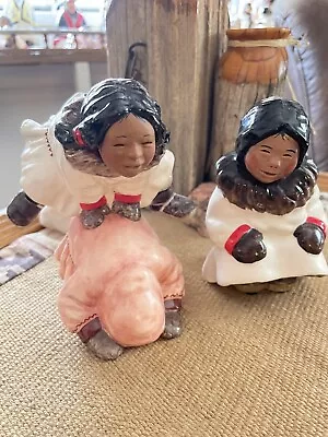 C Alan Johnson Figurines “Katie & Rosie” 1996 And “Mae” 1985 • $375