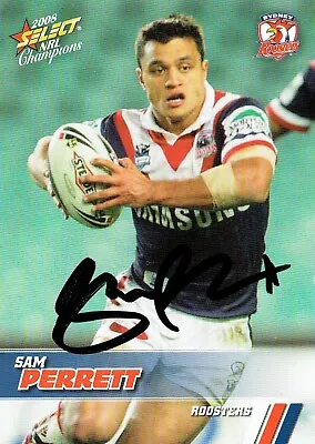 $12.50 • Buy Sam Perrett 2008 Select Nrl Champions Card Sydney Roosters