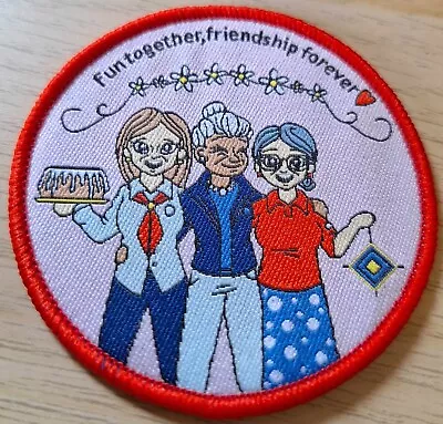 Girlguiding  Brownie Guide Rainbow Ranger Trefoil Fun Cloth Badge • £1.50