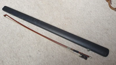 $99 • Buy Nice & Old German Violinbow (?)  SCHROETTER  Bow 56g, 27” In A Case