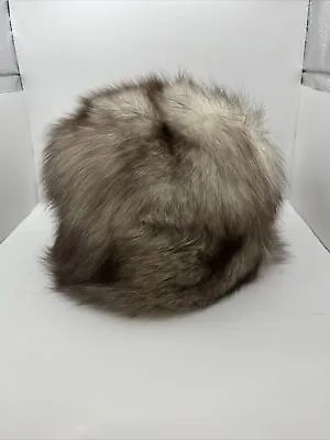 USSR Ushanka Russian Sable Natural Fur Hat Beret Vintage 1977 Mint Condition • $331.41