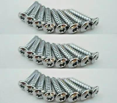 24 Chrome Bezel/grille Screws! For Gm 1957-94 C10 C-10 Pickup Truck Apache Etc • $8.95