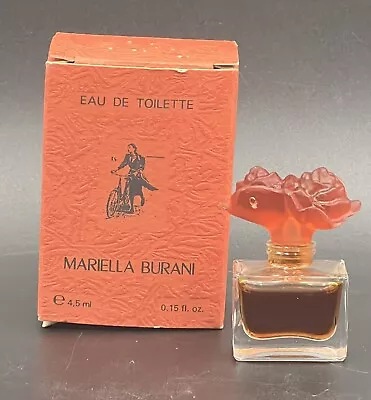 Vintage 1993 Mariella Burani Eau De Toilette Mini Perfume Italy 4.5ml .15fl.oz • $40