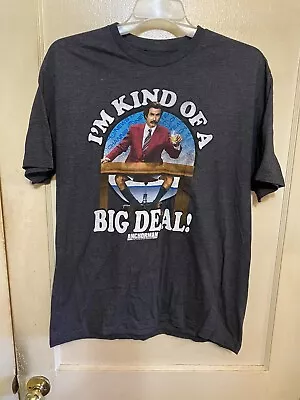 Anchorman Legend Of Ron Burgundy T-Shirt I'm Kind Of A Big Deal Movie XL • $10