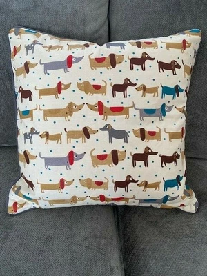 £9.99 • Buy Dachshund Cushion Cover Sausage Dog Lover 18  X 18  Novelty Gift Puppy