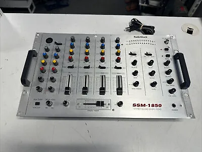£144.19 • Buy Radio Shack Sterio Sound Mixer SsM-1850 Tested Effects Echo Reverb DJ 4 Channel