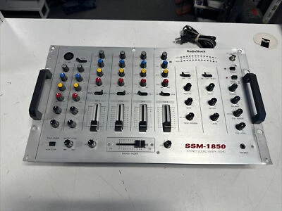 £144.19 • Buy Radio Shack Sterio Sound Mixer SsM-1850 Tested Effects Echo Reverb DJ 4 Channel