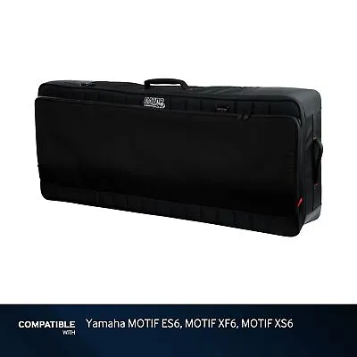 Gator Cases Pro Keyboard Gig Bag For Yamaha MOTIF ES6 MOTIF XF6 MOTIF XS6 • $299.99