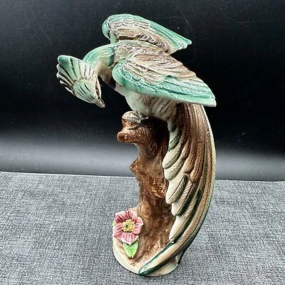 $32.30 • Buy Vintage Ceramic Peacock Figurine Hand Painted Japan 8.5  Large Pheasant Detailed