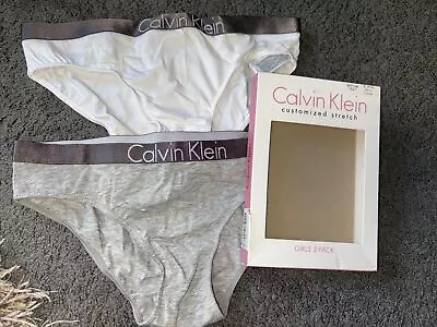 Calvin Klein Girls Knickers Age 14-16 Years BNWT • £8.99