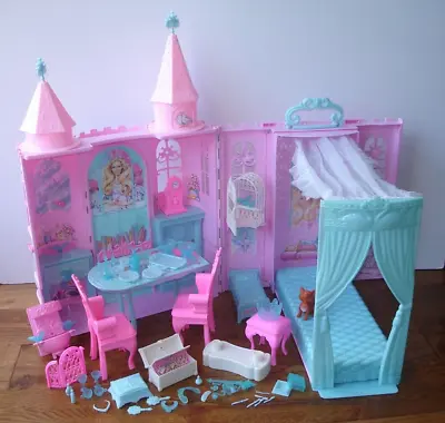 £250 • Buy Barbie Swan Lake Doll Enchanted Castle Playset + Lots Of Toy Accessories Vintage
