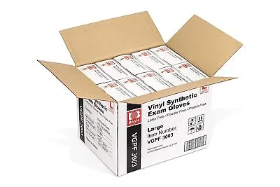 Basic Clear Vinyl Synthetic Exam Gloves - Case Of 1000 • $24.99