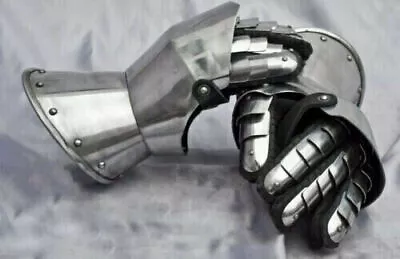 Medieval SCA LARP Steel Gloves Functional Armor LARP Reenactment Gauntlet New • $159.18