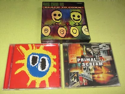 Primal Scream Screamadelica Vanishing Point & MC5 Black To Comm Live 3 CD Albums • $16.02