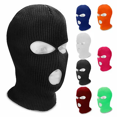 3 Hole Full Face Ski Mask Winter Cap Balaclava Hood Beanie Warm Tactical Hat • $5.59