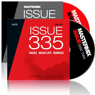 Mastermix Issue 335 DJ 2 CD Set Continuous Mixes Remixes Ft 70s Party Triple Mix • £3.99