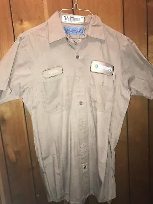 Mechanic Button Up Shirt Work Uniform Short Sleeve And Hi-visility • $10