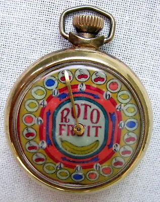 $175.50 • Buy Vintage Pocketwatch Mechanical Slot Machine Gambling Device Gold Plated/engraved