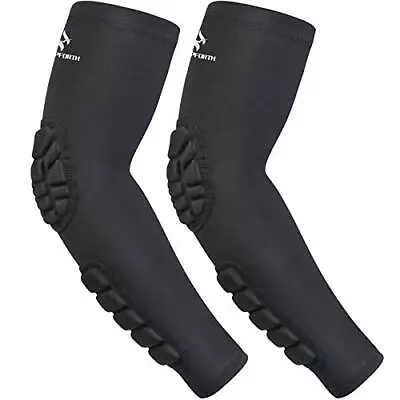 HOPEFORTH 2PCS Padded Elbow Forearm Sleeves Compression Arm Protective Support • $25.31