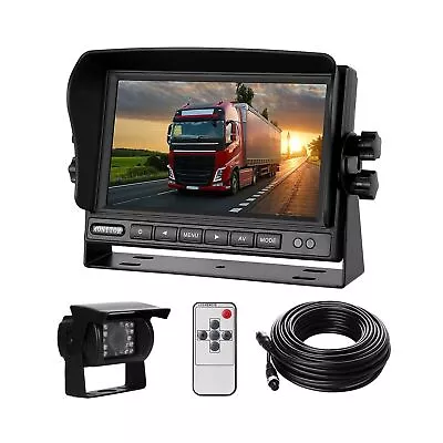 Backup Camera System Kit 7  LCD Reversing Monitor +Rear View Back Up Camera W... • $131.31