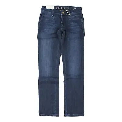 MiH Jeans Womens The Paris Mid Rise Cropped Slim Jeans Bond Blue 25 New • $44.99