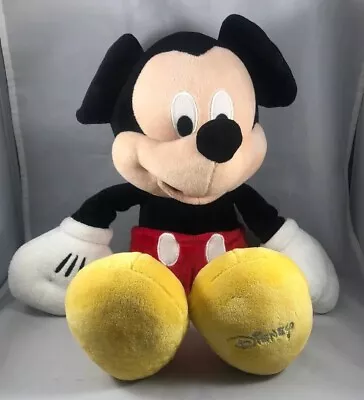 Disney Mickey Mouse Plush Stuffed Animal 15  Tall Red Shorts • $8.99