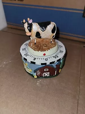 Vintage Style Farmhouse Cow Kitchen 60 Minute Timer • $8.99