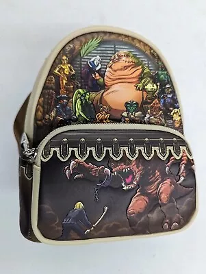 New Loungefly Star Wars: Return Of The Jedi Jabba’s Palace Mini Backpack • $126.44