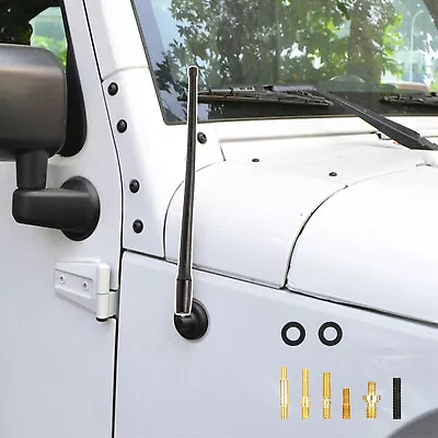 Car Off-Road 2007-2018 Radio AM FM Rubber Antenna For Jeep Wrangler JK JL 07-22 • $9.59