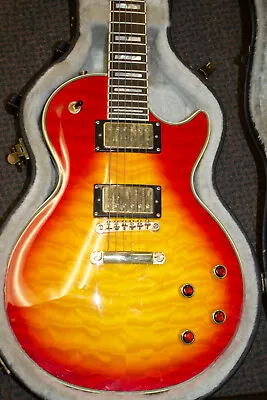 Epiphone Les Paul Custom Prophecy Plus  Cherry Sunburst W/ Case  • $799.99