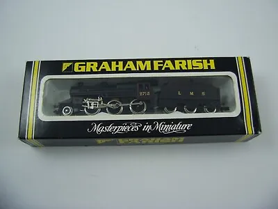 Graham Farish 1851 'Crab' 2-6-0 Tender Loco No. 2715 LMS Black N Gauge Boxed • £49.99